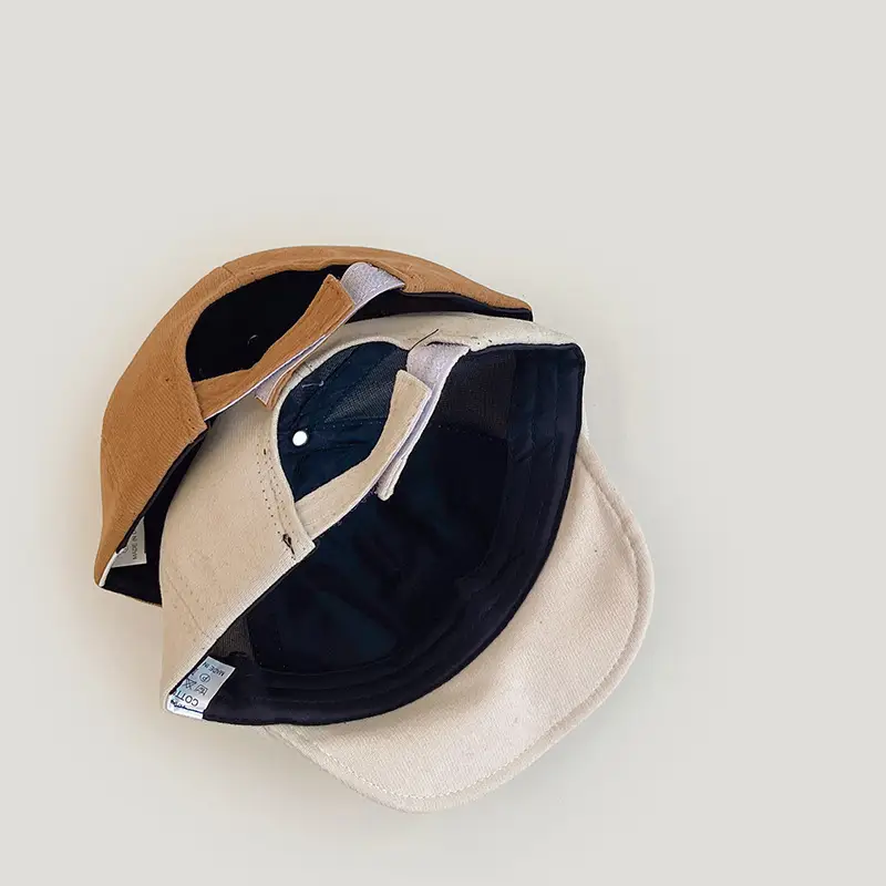 One Pan Baby Hats Autumn New Cute Bear Cartoon Boys Girls Baseball Cap - Image 9