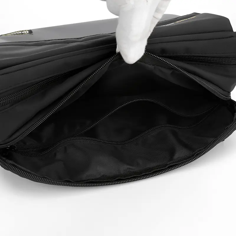 New Men's Black Crossbody Bag Lightweight Travel Outdoor - Image 8