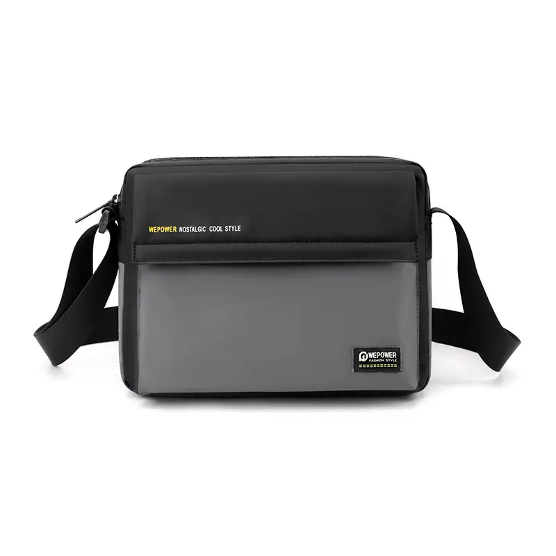 New Men's Black Crossbody Bag Lightweight Travel Outdoor - Image 9