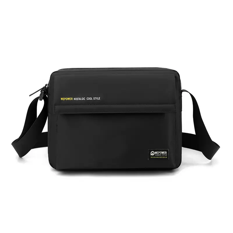 New Men's Black Crossbody Bag Lightweight Travel Outdoor - Image 2