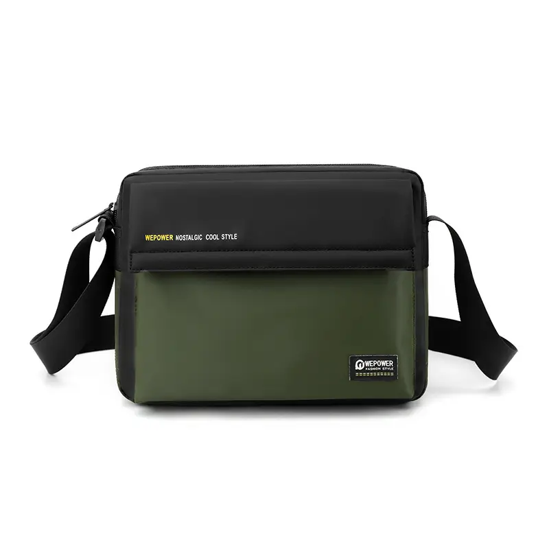 New Men's Black Crossbody Bag Lightweight Travel Outdoor - Image 4