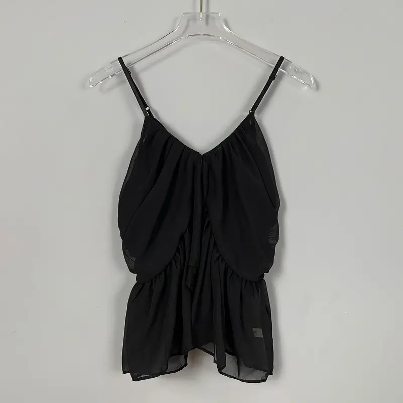 White Backless Camisole Top for Women - Image 2
