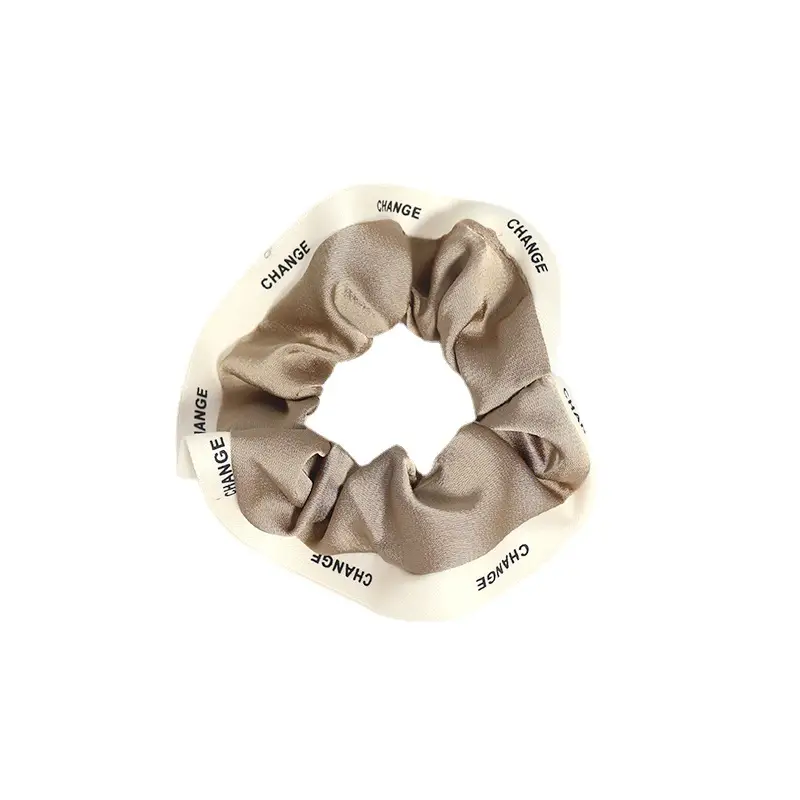 Women's French Hair Ring with Letter Edge Closure - Image 6
