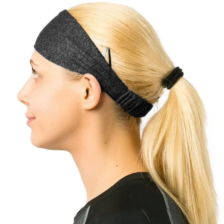 Blue Knitted Hair Band for Women's Outing - Image 15
