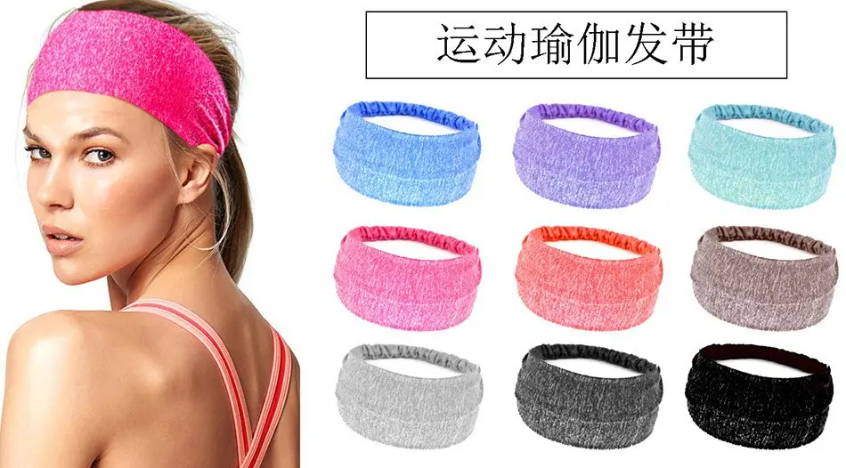Blue Knitted Hair Band for Women's Outing — feature 1
