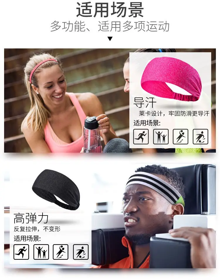 Blue Knitted Hair Band for Women's Outing — feature 5