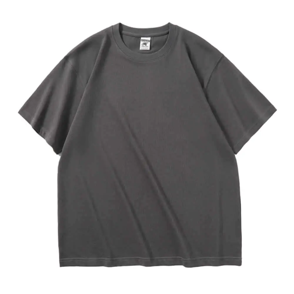 Men Heavyweight Olive Green T-Shirt - Image 12