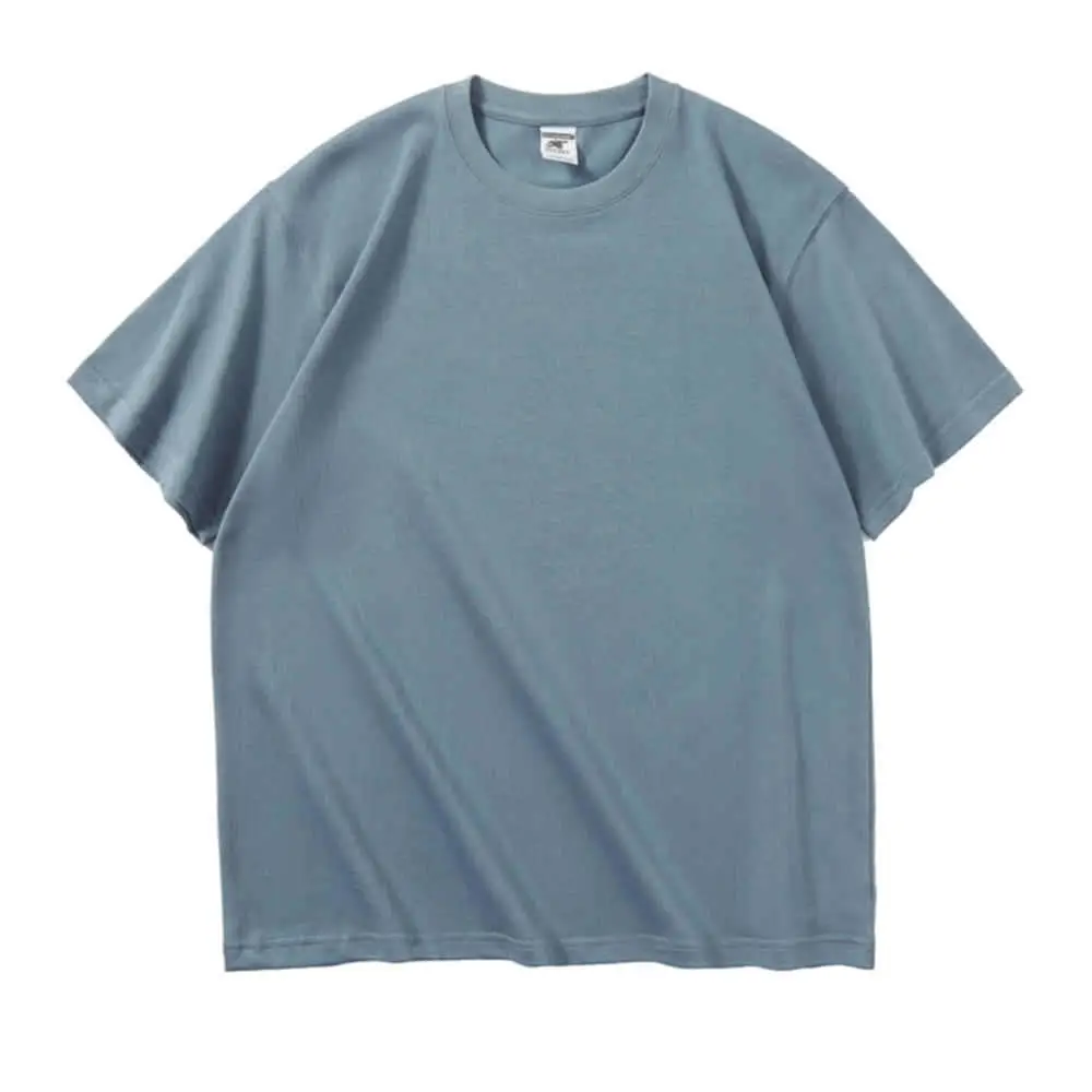 Men Heavyweight Olive Green T-Shirt - Image 6