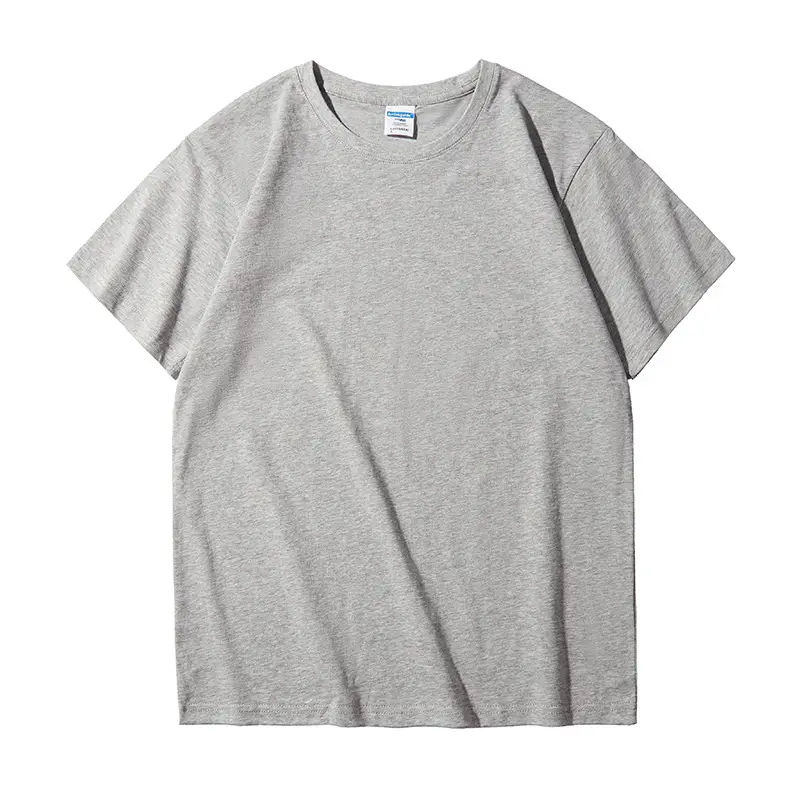 Pure Cotton Blank T-Shirt Round Neck Short Sleeve - Image 10