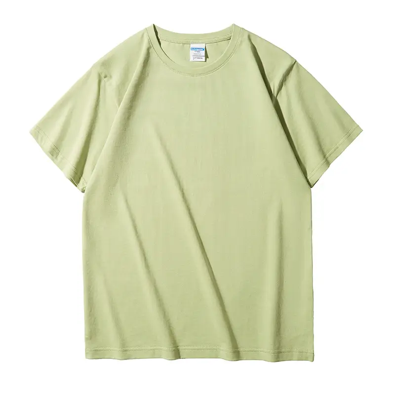 Pure Cotton Blank T-Shirt Round Neck Short Sleeve - Image 11