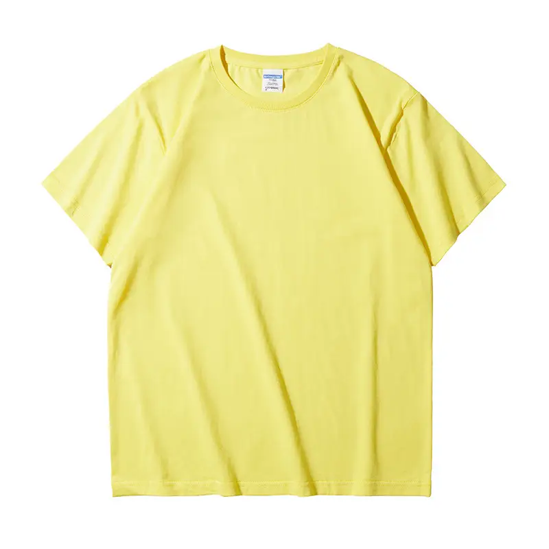 Pure Cotton Blank T-Shirt Round Neck Short Sleeve - Image 18