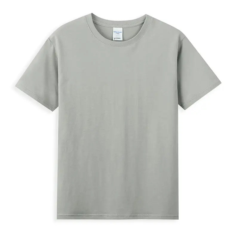 Pure Cotton Blank T-Shirt Round Neck Short Sleeve - Image 19