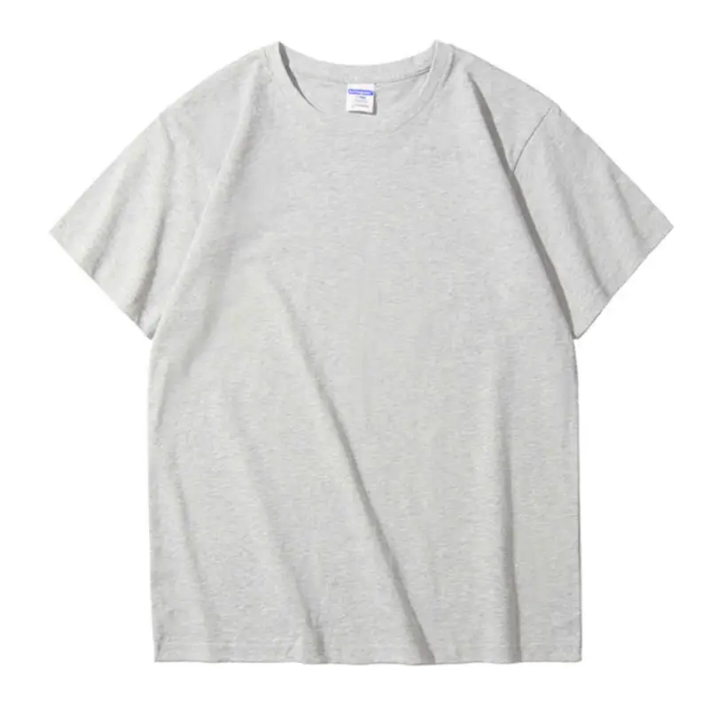 Pure Cotton Blank T-Shirt Round Neck Short Sleeve - Image 28