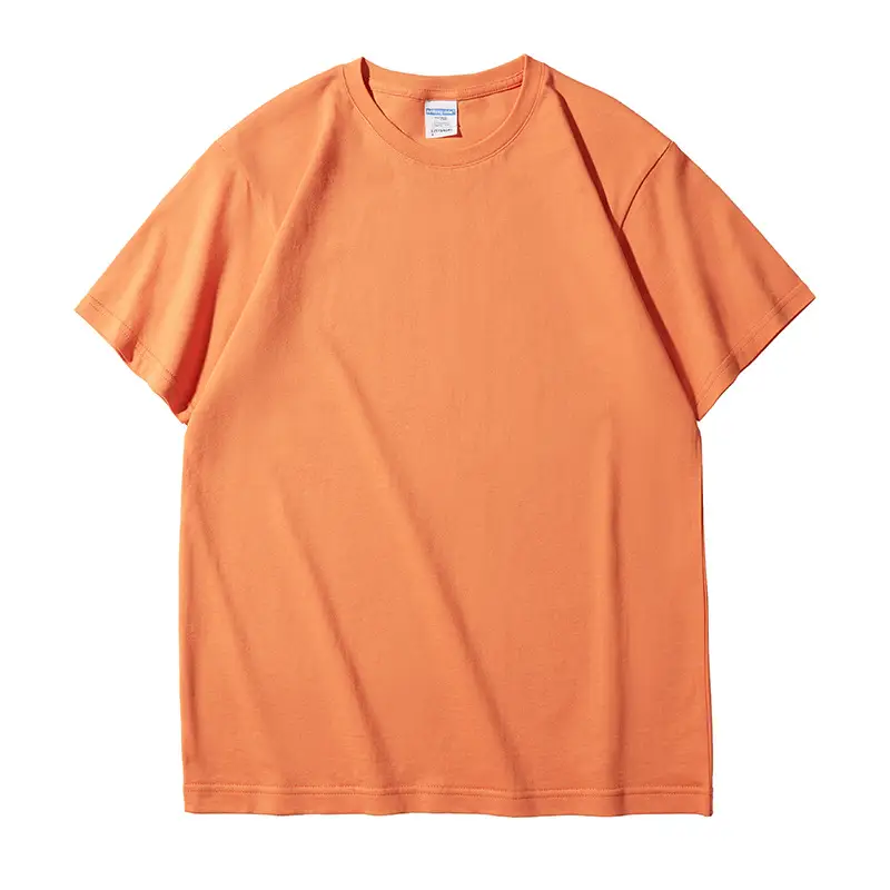 Pure Cotton Blank T-Shirt Round Neck Short Sleeve - Image 6