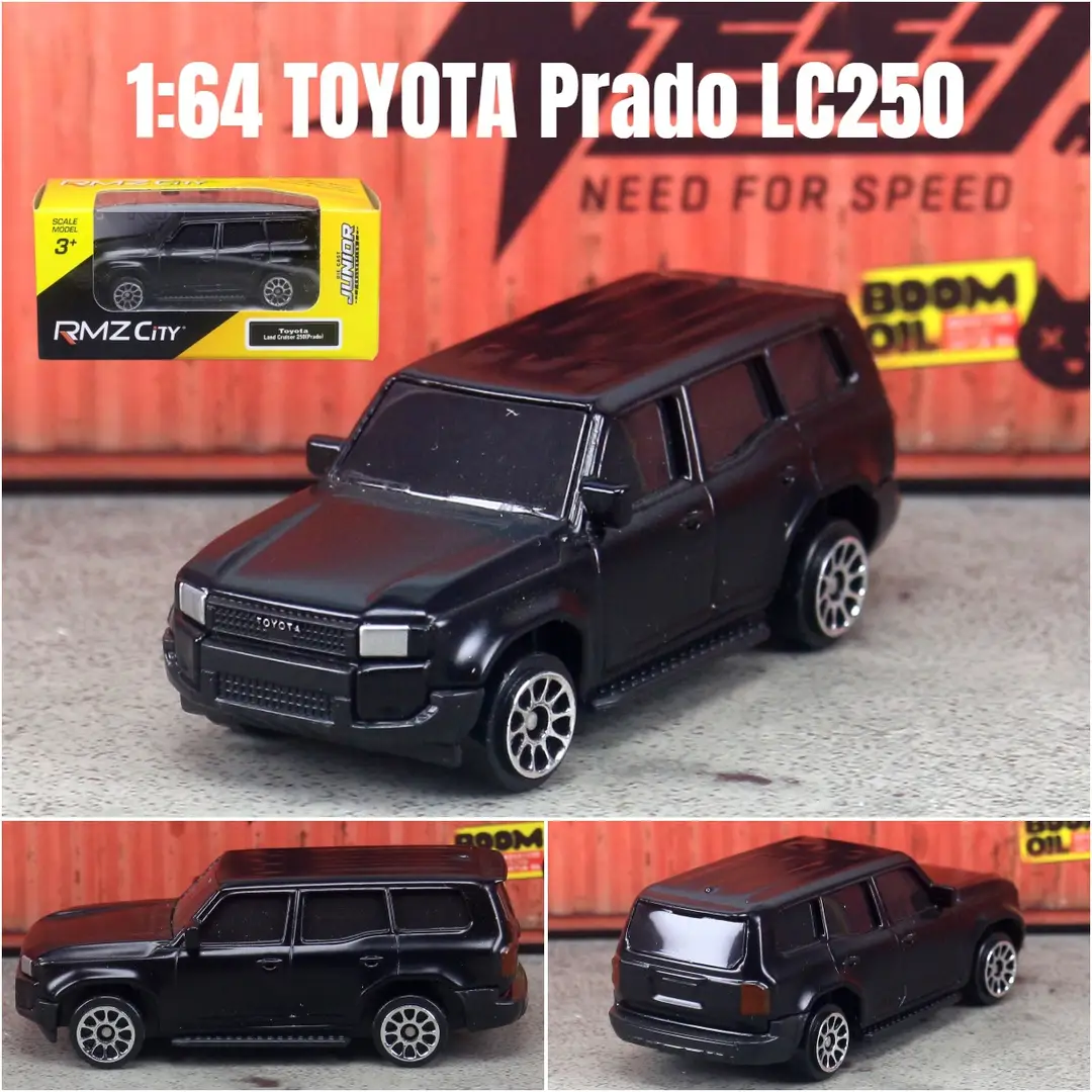 1:64 Genuine Authorized Alloy Car Toy Model 3inch Rmzcity Mini Flap Pocket Pants Car Matte Black Car Ornaments