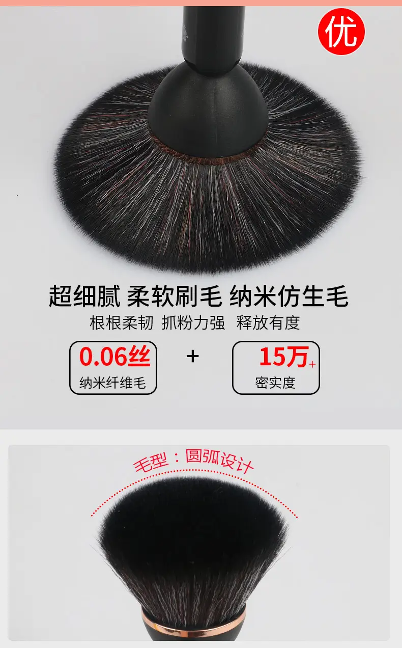 Yasna New Lotus Single Powder Makeup Brush Soft 360 β feature 10