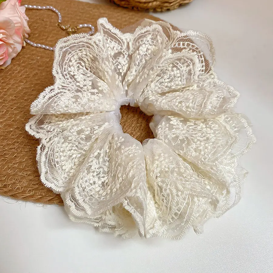 Elegant Mesh Hair Clip with Floral Design - Image 24