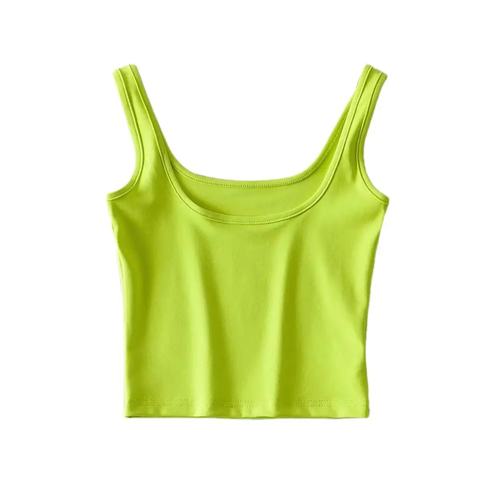 Orange Navel Sling Vest for Women Summer Wear - Image 6