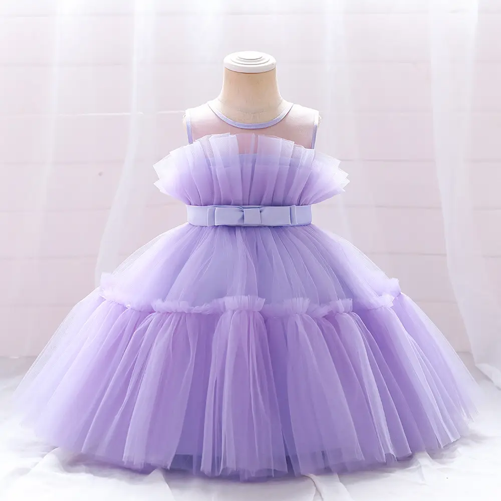 Orange Tulle Tutu Skirt Girls Dress for Birthday Party - Image 15