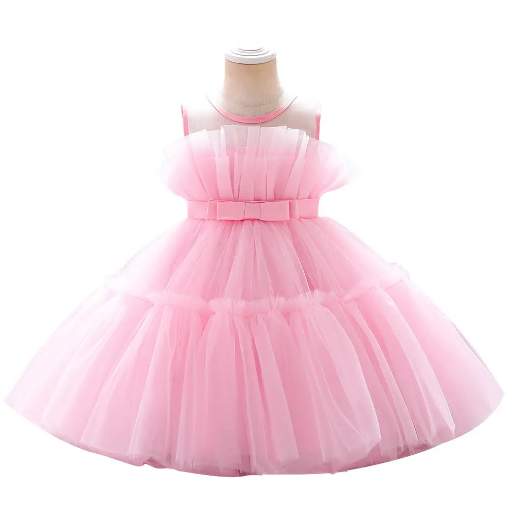 Orange Tulle Tutu Skirt Girls Dress for Birthday Party - Image 17