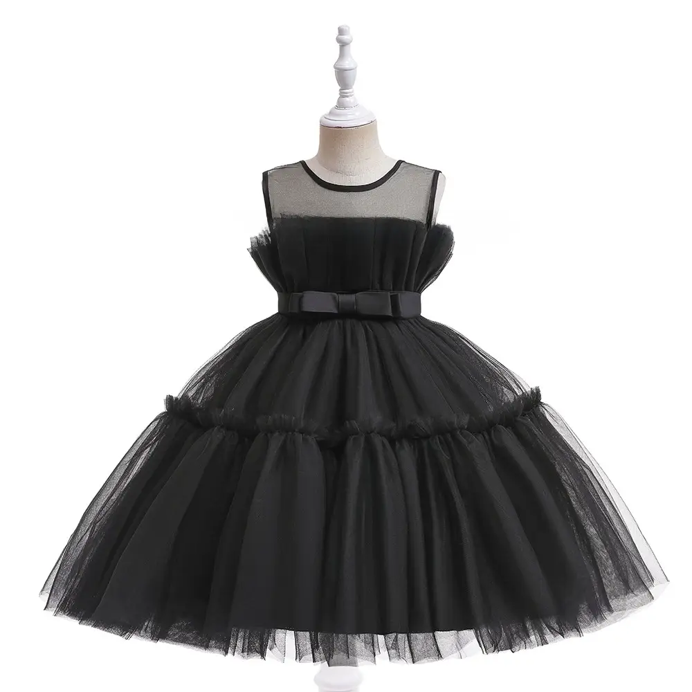 Orange Tulle Tutu Skirt Girls Dress for Birthday Party - Image 8