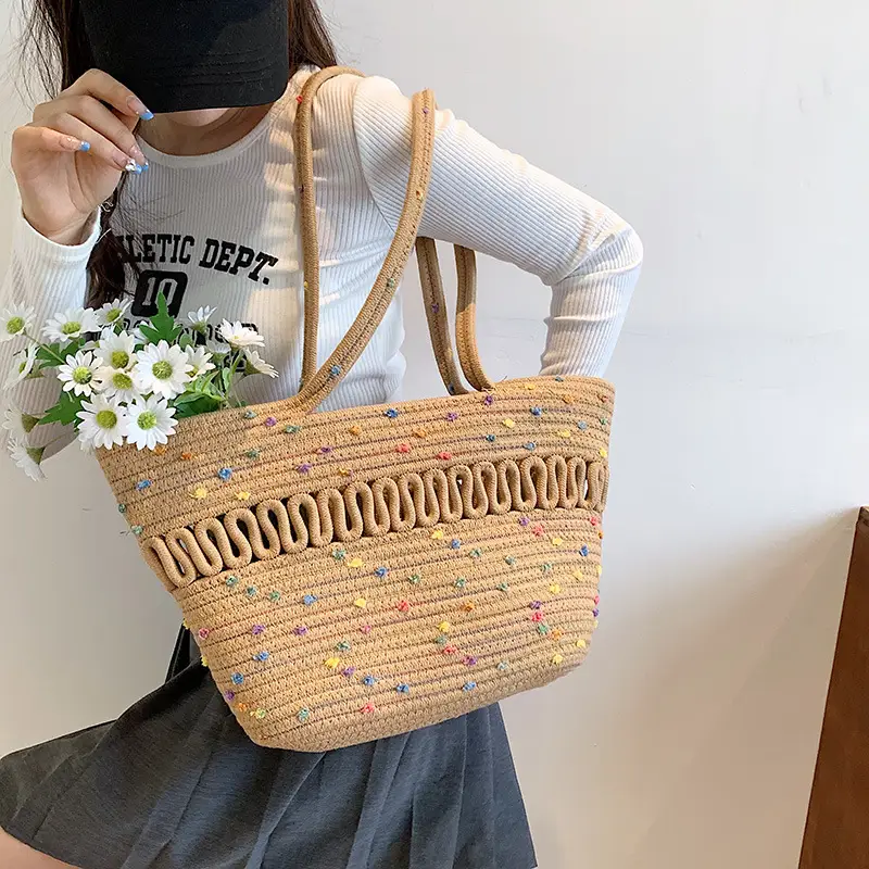 Khakis Color Dot Hollow Bag