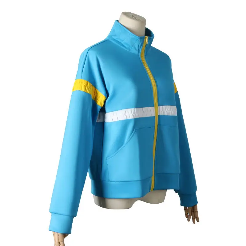 Stranger Things S4 Max Mayfield Cosplay Jacket Blue Yellow