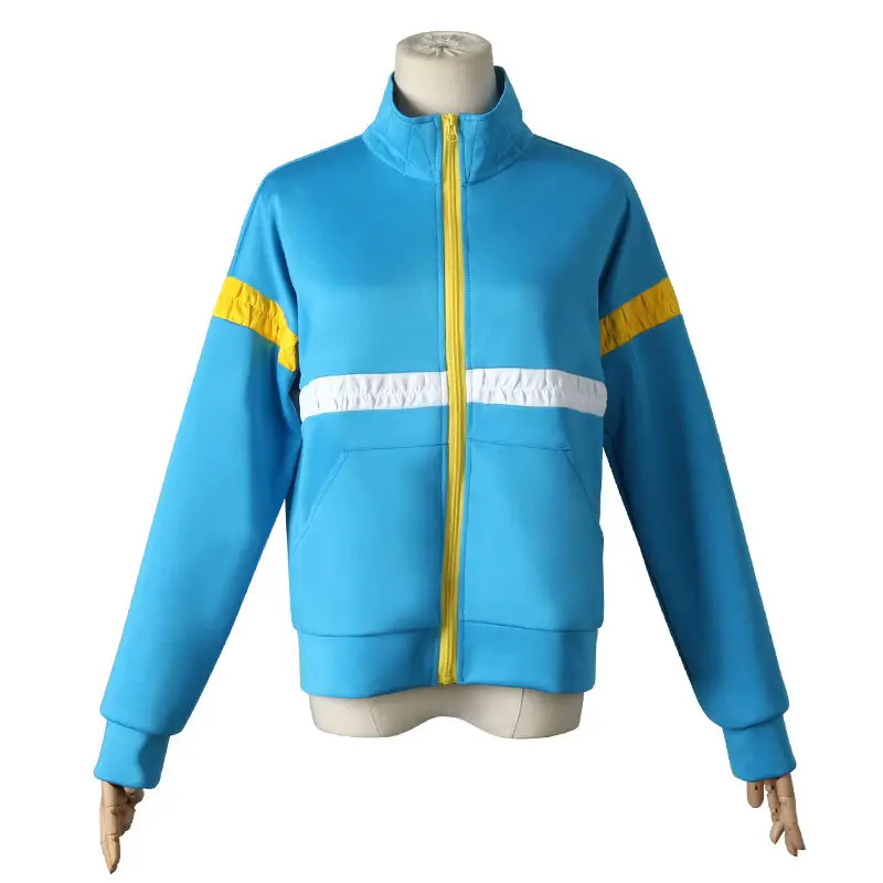 Stranger Things S4 Max Mayfield Cosplay Jacket Blue Yellow