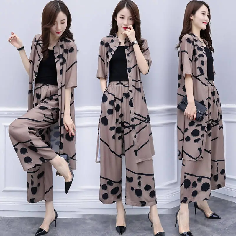 2024 New Plus Size Leopard Print Suit - Image 3