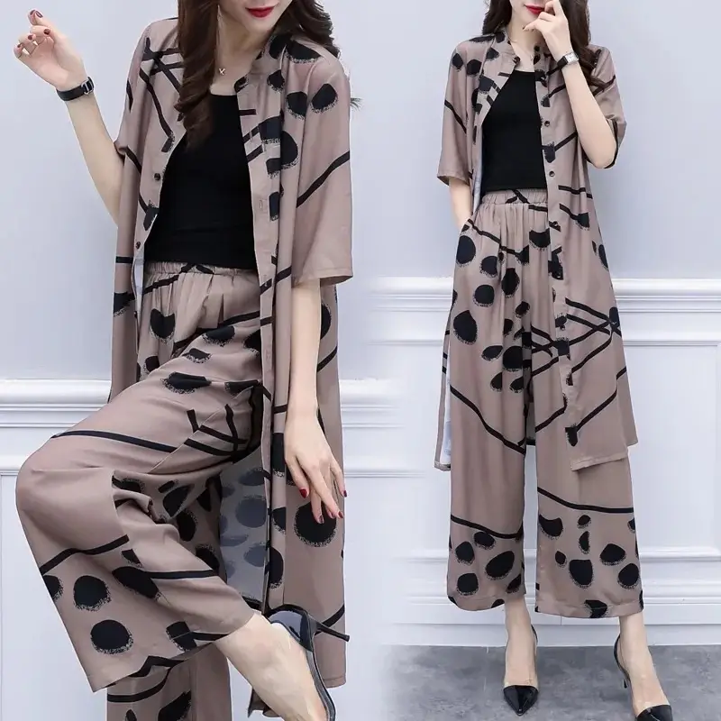 2024 New Plus Size Leopard Print Suit - Image 4