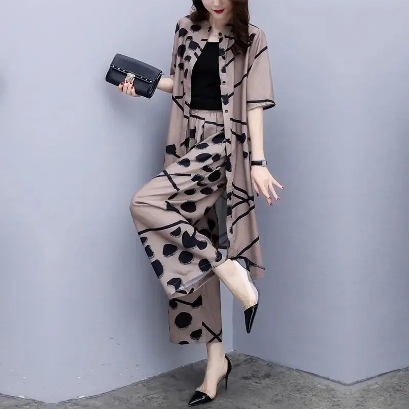 2024 New Plus Size Leopard Print Suit - Image 5