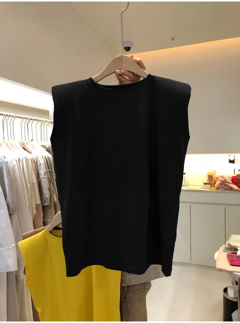 2025 White Sleeveless Vest for Women Loose Round Neck — feature 20