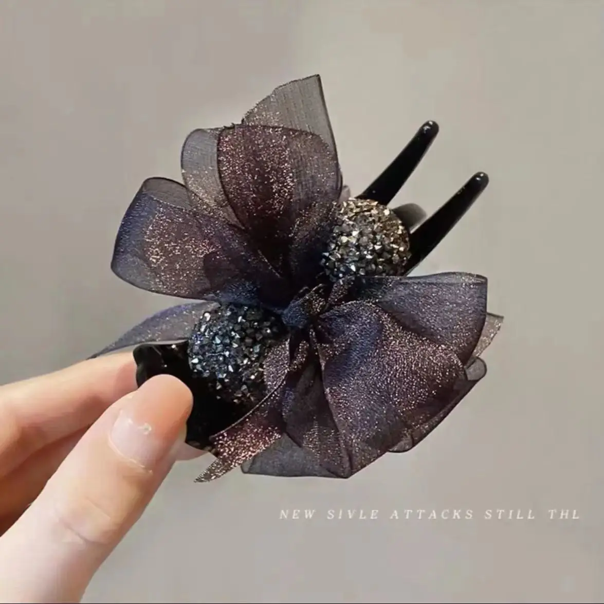 Duckbill Hairpin Clip Sunflower Ball Head Grasp Clip - Image 3