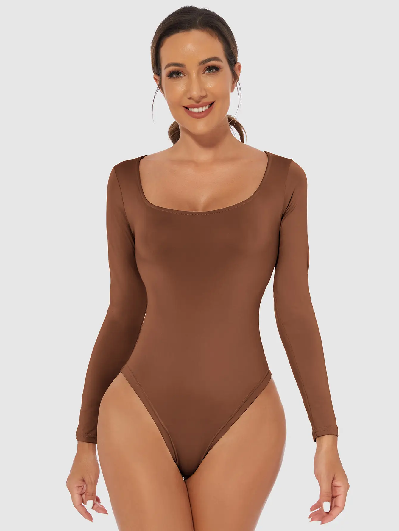 Black Slim Fit Women's T-Shirt Jumpsuit Set - Image 4