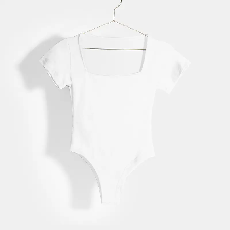 Black Slim Fit Women's T-Shirt Jumpsuit Set - Image 6