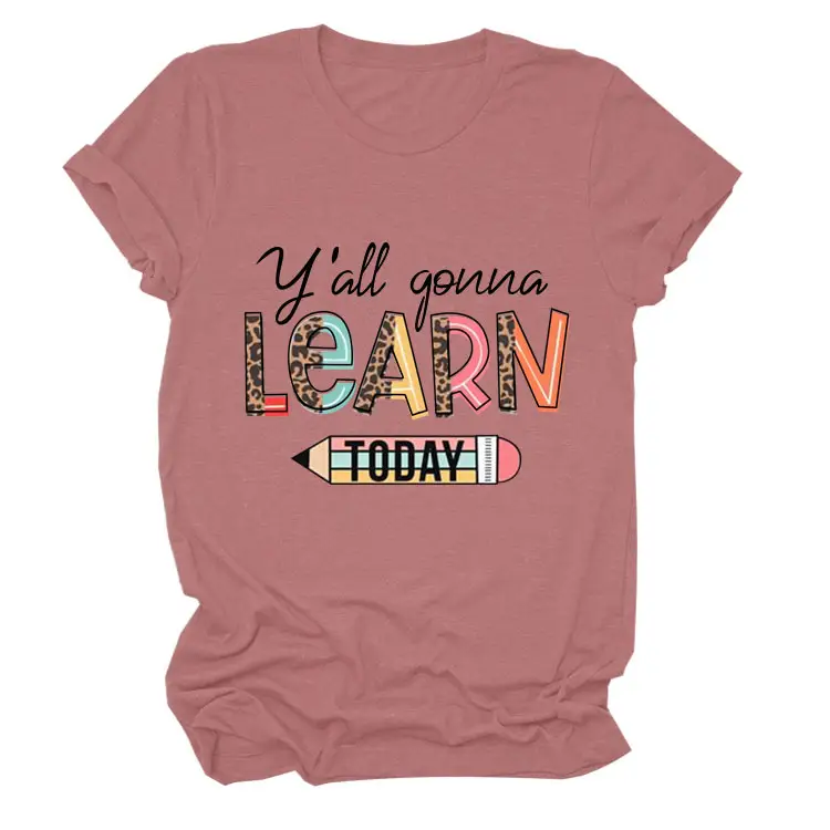 Women's Yellow Learn Today Graphic T-Shirt - Image 10