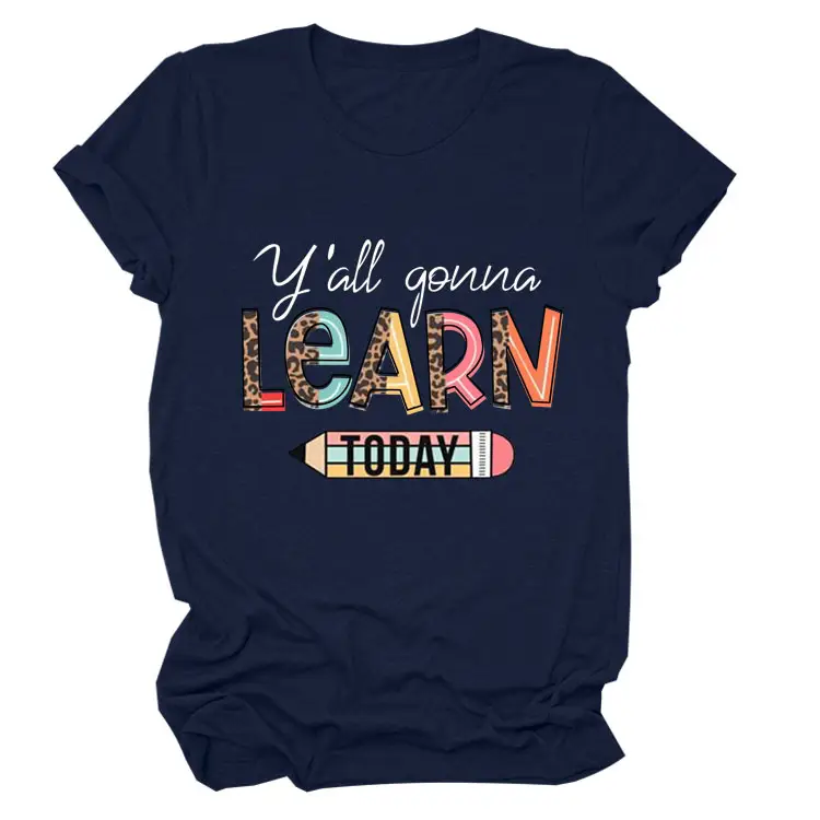 Women's Yellow Learn Today Graphic T-Shirt - Image 16