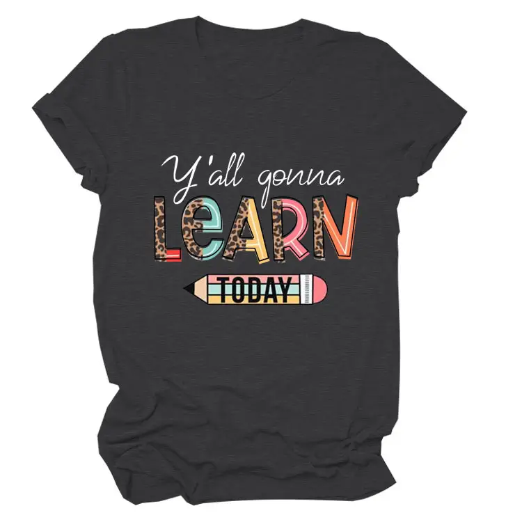 Women's Yellow Learn Today Graphic T-Shirt - Image 20