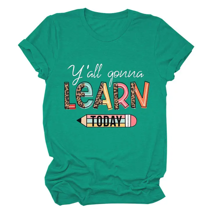 Women's Yellow Learn Today Graphic T-Shirt - Image 21