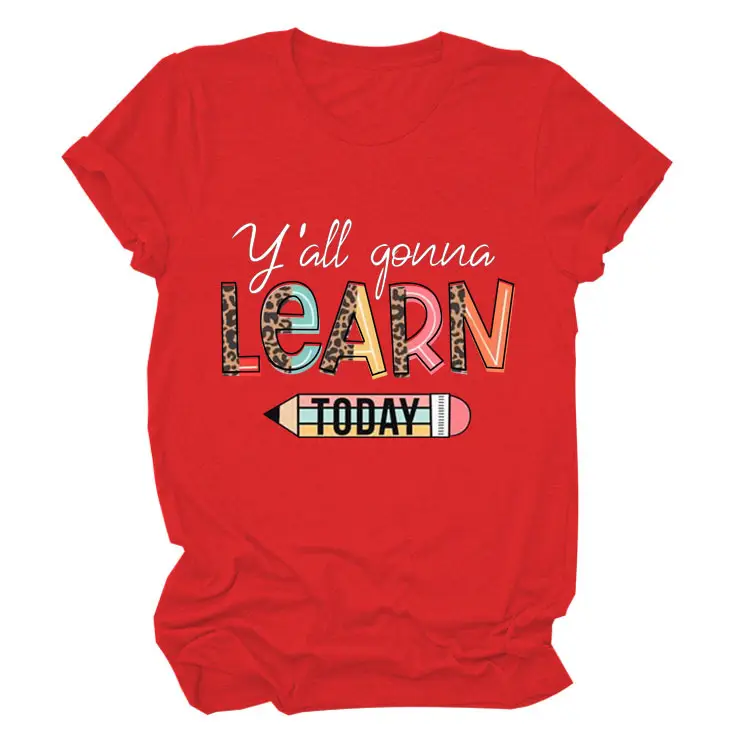 Women's Yellow Learn Today Graphic T-Shirt - Image 24