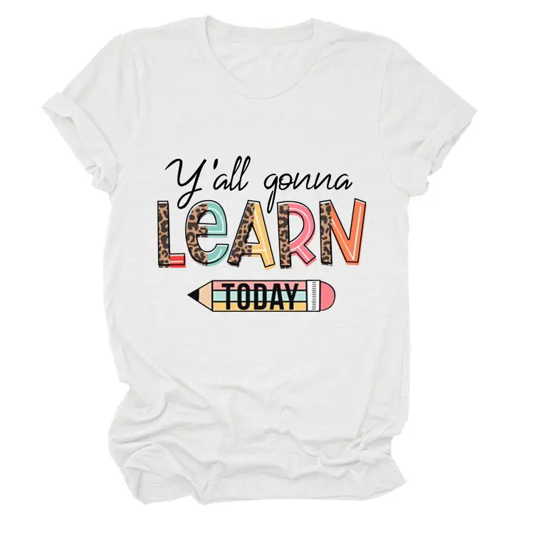 Women's Yellow Learn Today Graphic T-Shirt - Image 7