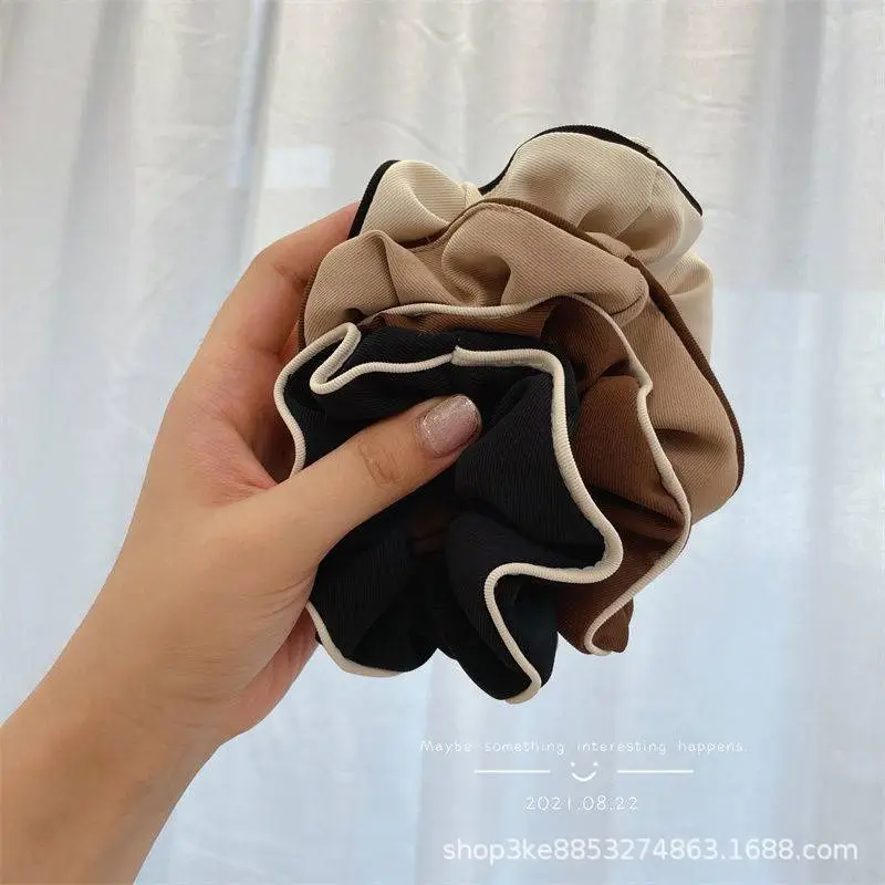 Women's Korean Style Hair Ring with Black Trim - Image 12