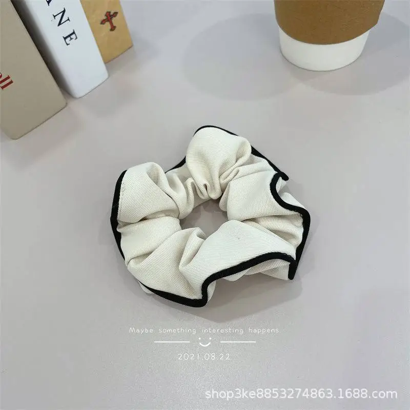 Women's Korean Style Hair Ring with Black Trim - Image 9