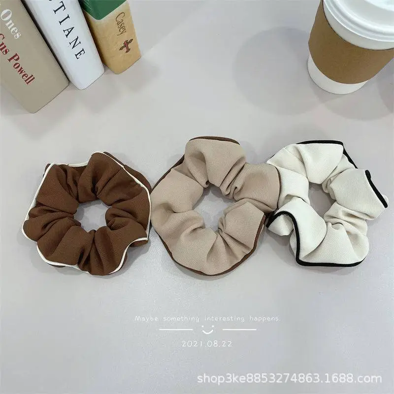 Women's Korean Style Hair Ring with Black Trim - Image 3