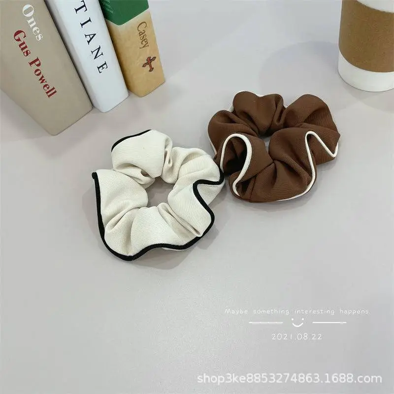 Women's Korean Style Hair Ring with Black Trim - Image 7