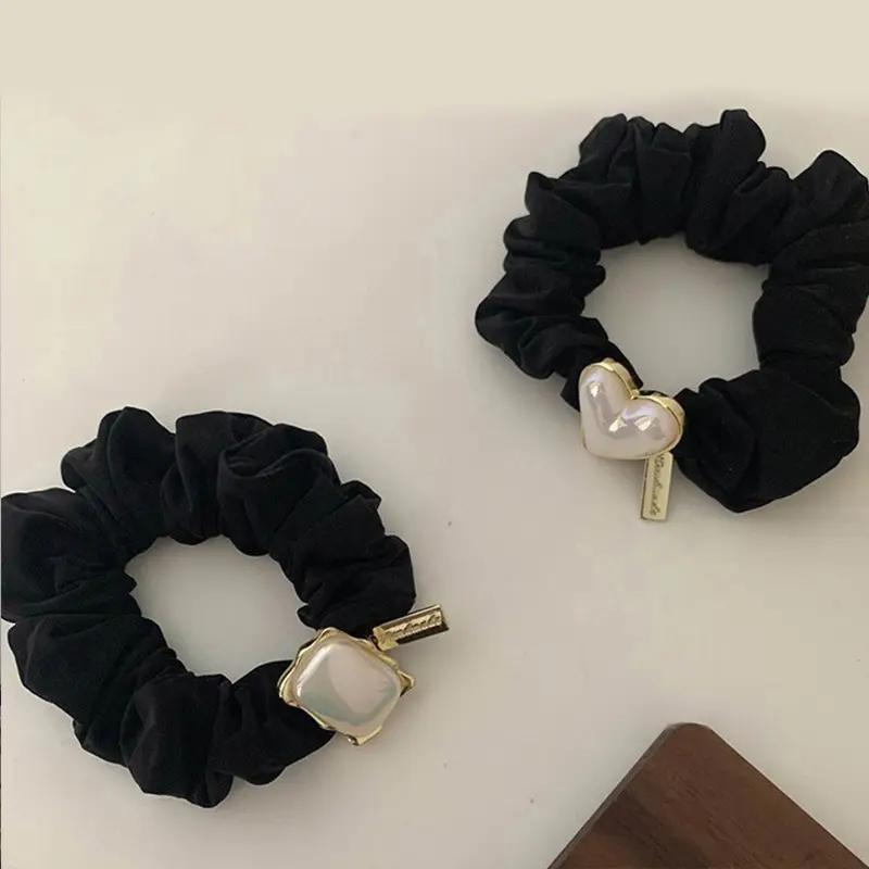 Black Pearl Super Elastic Hair Binds for Women - Image 5