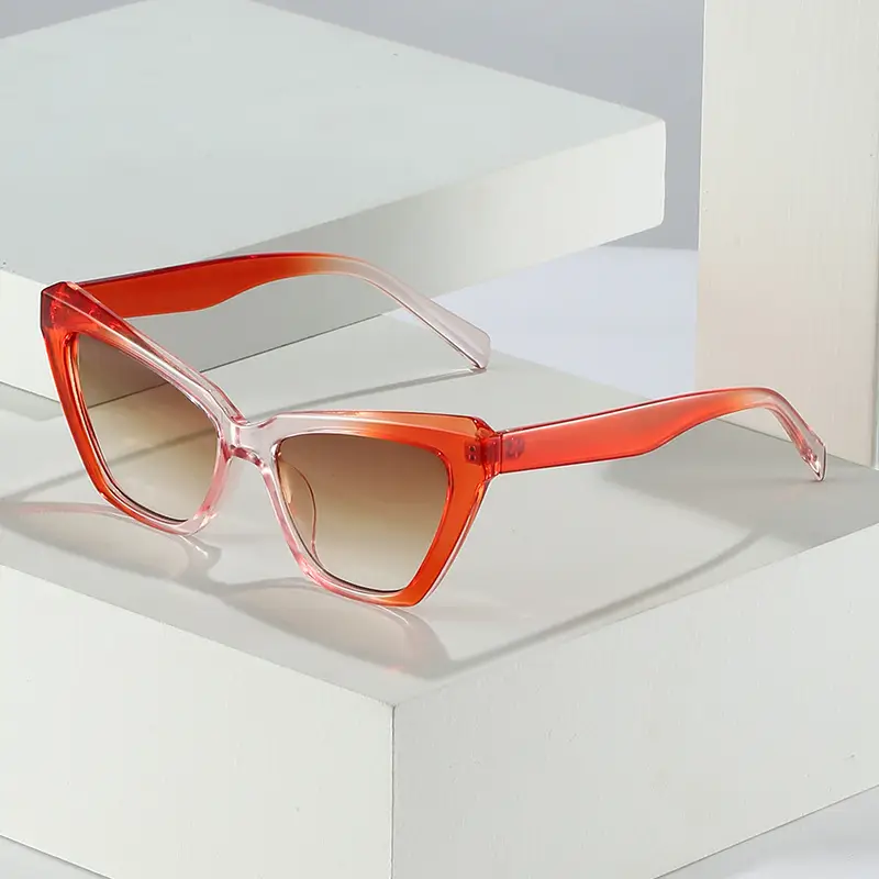 Cat-Eye Sunglasses European American Style Trendy Candy-Colored Glasses Versatile Ins Sunglasses for Women Wholesale - Image 10