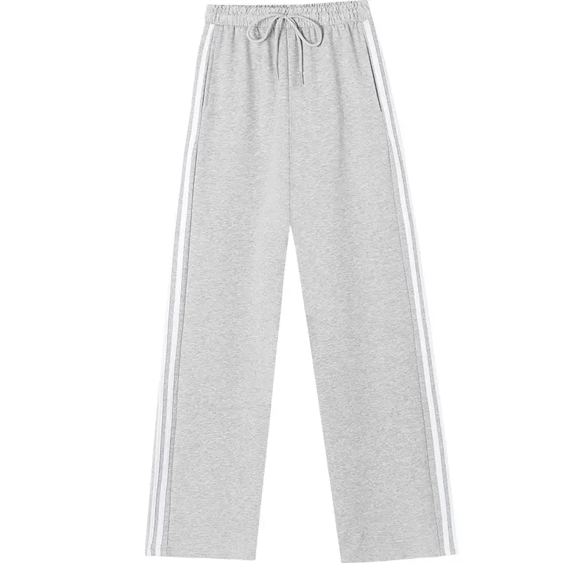 Women Black Wide Leg Striped Pants 2024 - Image 19