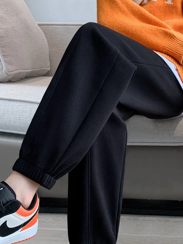 Women White Cropped Sweatpants 2026 Spring Autumn - Image 13