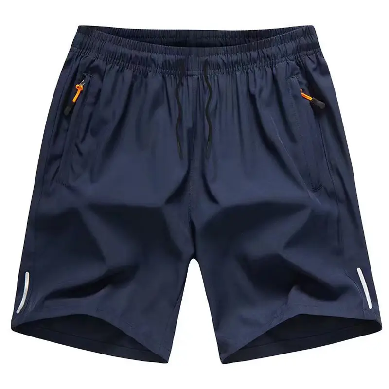 Men's Grey Ice Silk Sports Shorts Large - Image 2